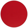 Mobile 48'' Round Red HP Laminate Activity Table - Height Adjustable Short Legs - Flash Furniture
