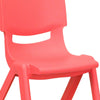 Set of 4 Plastic School Chairs - Flash Furniture