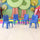 Set of 4 Plastic School Chairs - Flash Furniture