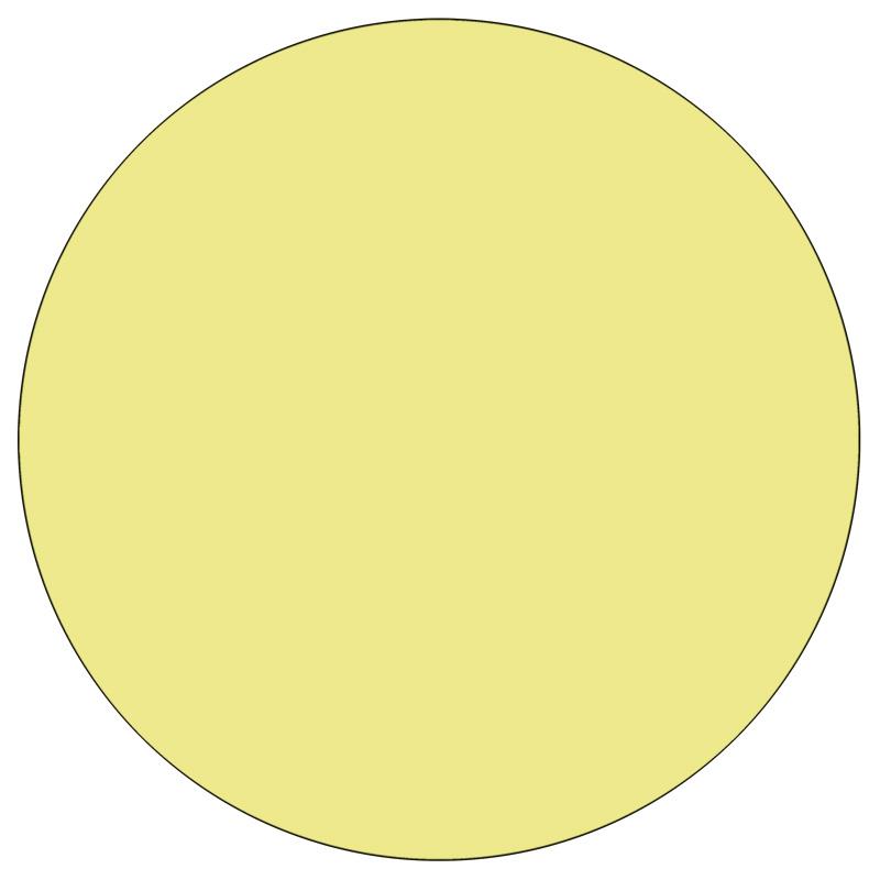 48'' Round Yellow Thermal Laminate Activity Table - Height Adjustable Short Legs - Flash Furniture