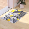 2' x 3' Yellow Abstract Pattern Area Rug - Olefin Rug - Flash Furniture