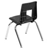Advantage Black Student Stack School Chair - 14-inch - Flash Furniture