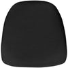 Hard Black Fabric Chiavari Chair Cushion - Flash Furniture