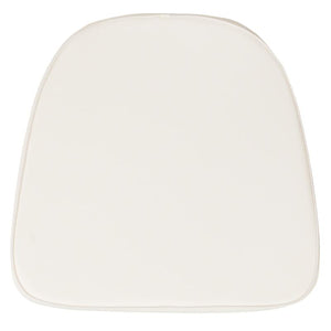 Soft Ivory Fabric Chiavari Chair Cushion - Flash Furniture