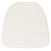 Soft Ivory Fabric Chiavari Chair Cushion - Flash Furniture