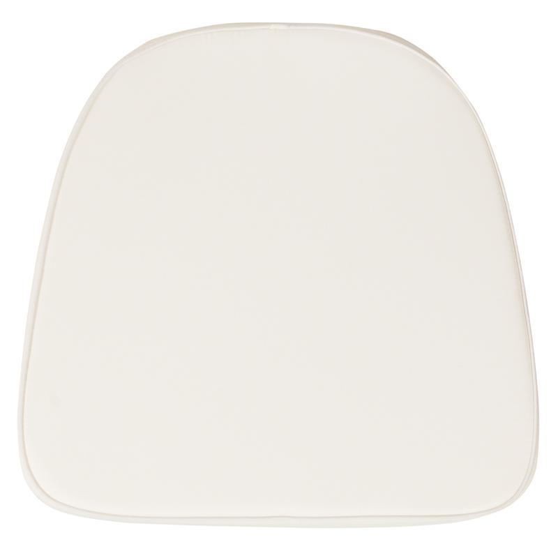 Soft Ivory Fabric Chiavari Chair Cushion - Flash Furniture