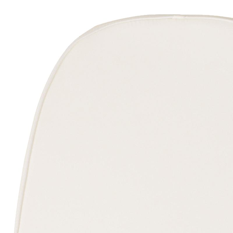 Soft Ivory Fabric Chiavari Chair Cushion - Flash Furniture