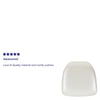 Hard Ivory Vinyl Chiavari Chair Cushion - Flash Furniture