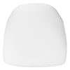 Hard White Fabric Chiavari Chair Cushion - Flash Furniture