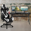Gaming Desk and Black Footrest Reclining Gaming Chair Set - Flash Furniture