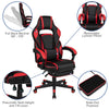 Gaming Desk/Headphone Hook/Removable Mousepad Top & Red Back/Arms Gaming Chair - Flash Furniture