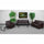 Diplomat Reception Set in Brown LeatherSoft - Flash Furniture