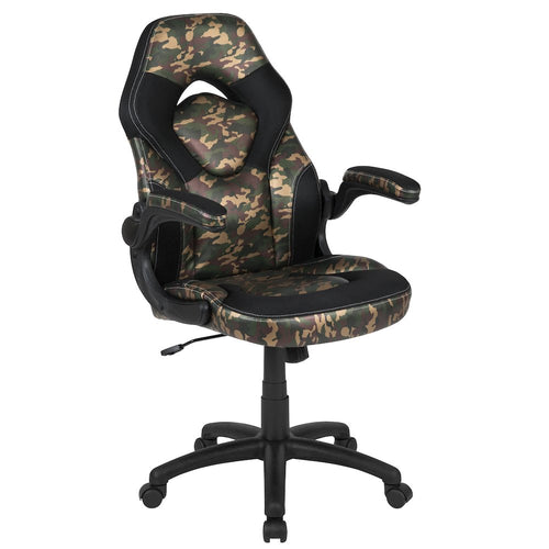 X10 Gaming Chair Racing Office Computer Swivel Chair, Camouflage/Black - Flash Furniture