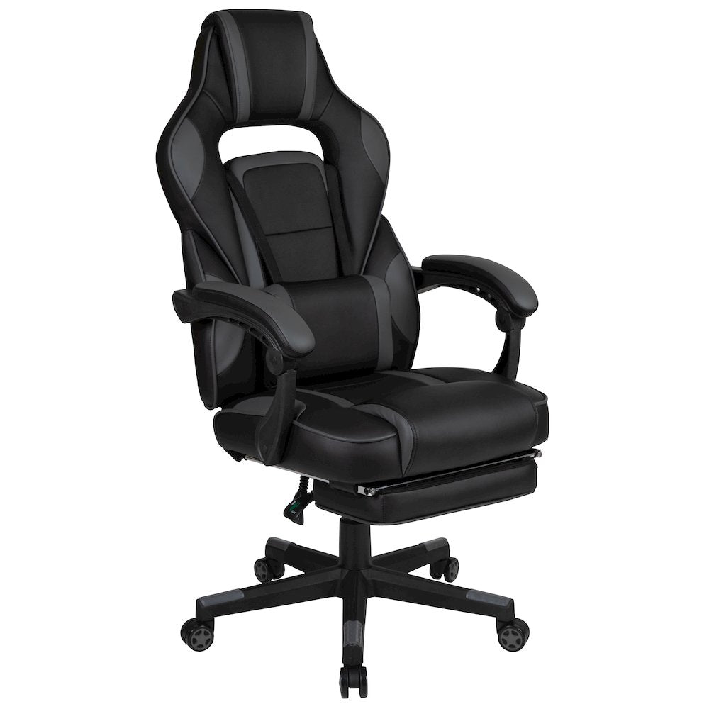 X40 Gaming Chair Racing Computer Chair - Black/Gray - Flash Furniture
