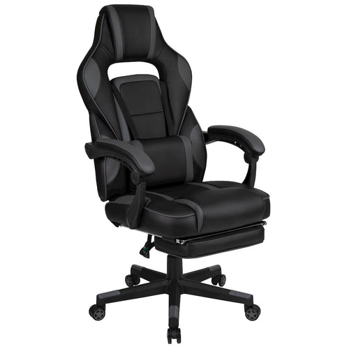 X40 Gaming Chair Racing Computer Chair - Black/Gray - Flash Furniture