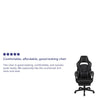 X40 Gaming Chair Racing Computer Chair - Black/Gray - Flash Furniture