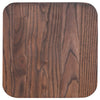 Rustic Walnut Wood Seat for Colorful Metal Barstools - Flash Furniture