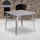 Commercial Grade 35.5'' Square Silver Metal Indoor-Outdoor Table - Flash Furniture