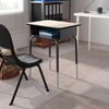 Student Desk with Open Front Metal Book Box - Gray - Flash Furniture