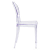Ghost Side Chair in Transparent Crystal - Flash Furniture