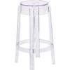 25.75'' High Transparent Counter Height Stool - Flash Furniture