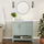 36in Bathroom Vanity with Storage Drawers and Sink Combo, Sage Frame - Flash Furniture