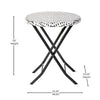 Modern 3 Piece Folding French Bistro Table and Chairs Set - Flash Furniture