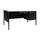 Contemporary 30x60 Commercial Grade Single Pedestal Desk with Drawers, White Oak - Flash Furniture