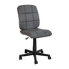 Mid-Back Gray Quilted Vinyl Swivel Task Office Chair - Flash Furniture