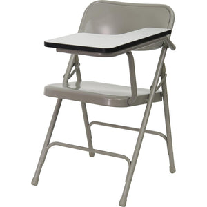 Premium Steel Folding Chair with Left Handed Tablet Arm - Flash Furniture