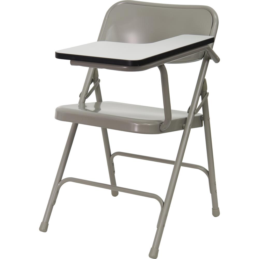 Premium Steel Folding Chair with Left Handed Tablet Arm - Flash Furniture