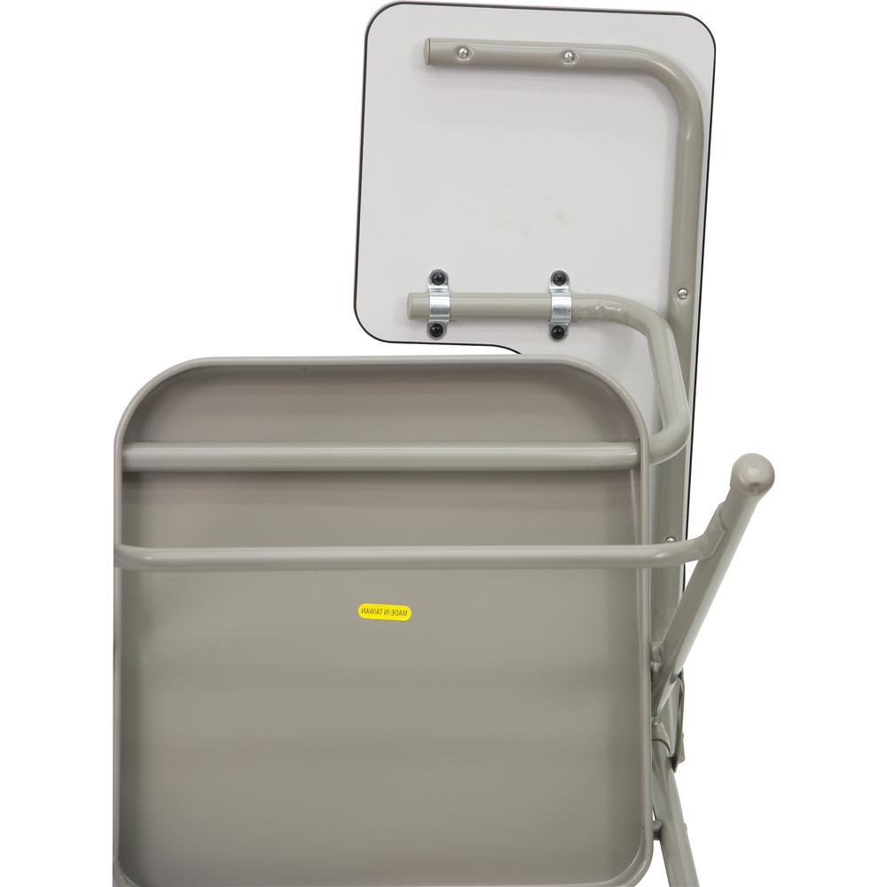 Premium Steel Folding Chair with Left Handed Tablet Arm - Flash Furniture