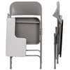 Premium Steel Folding Chair with Right Handed Tablet Arm - Flash Furniture