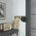 Wall Mounted 24 in Weathered Solid Pine Wood Storage Rack with 5 Hooks - Flash Furniture