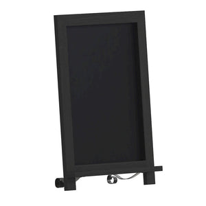 12'' x 17'' Black Tabletop Magnetic Chalkboard Sign - Flash Furniture