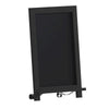 12'' x 17'' Black Tabletop Magnetic Chalkboard Sign - Flash Furniture