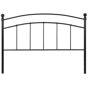 Woodstock Decorative Black Metal Queen Size Headboard - Flash Furniture
