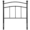 Woodstock Decorative Black Metal Twin Size Headboard - Flash Furniture