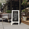 Vintage A-Frame Double Sided Indoor/Outdoor Magnetic Message Board Set - Flash Furniture