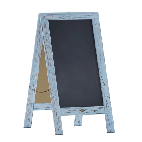 Vintage A-Frame Double Sided Magnetic Message Board - Flash Furniture