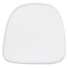Kids Soft White Fabric Chiavari Chair Cushion - Flash Furniture