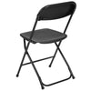 HERCULES Series 650 lb. Capacity Premium Black Plastic Folding Chair - Flash Furniture