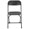 HERCULES Series 650 lb. Capacity Premium Black Plastic Folding Chair - Flash Furniture