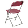 HERCULES Series 650 lb. Capacity Premium Red Plastic Folding Chair - Flash Furniture