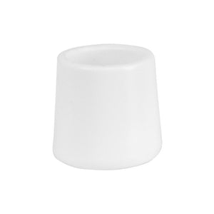 White Replacement Foot Cap for Plastic Folding Chairs - Flash Furniture