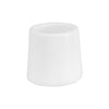 White Replacement Foot Cap for Plastic Folding Chairs - Flash Furniture