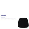 Soft Black Fabric Chiavari Chair Cushion - Flash Furniture