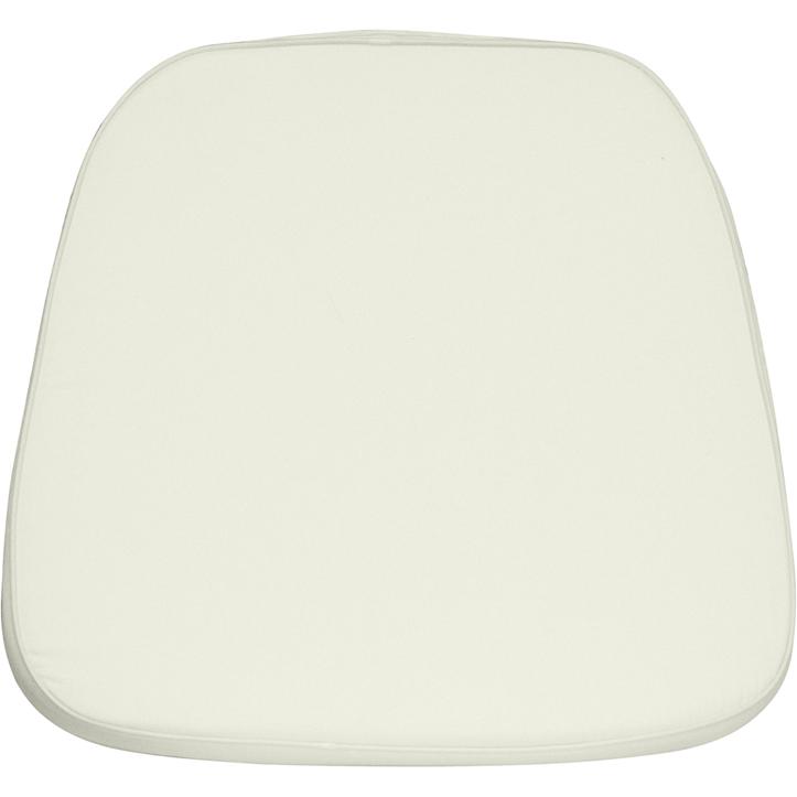 Soft Ivory Fabric Chiavari Chair Cushion - Flash Furniture