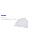 36'' x 48'' Big & Tall 400 lb. Capacity Carpet Chair Mat with Lip - Flash Furniture