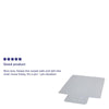 45'' x 53'' Carpet Chair Mat with Lip - Flash Furniture
